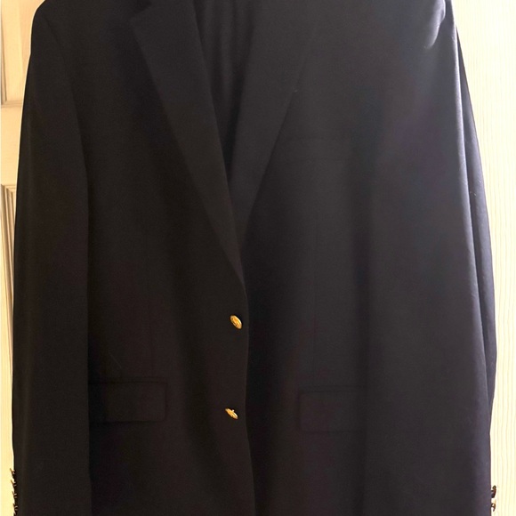Classic Men's Ralph Lauren Navy Blue Blazer with Gold Buttons - Picture 2 of 6